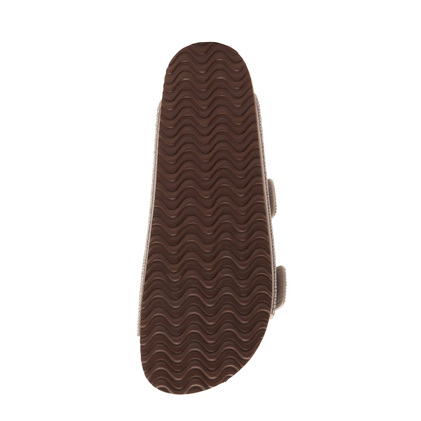 Sandalias planas Bodiee-R plateadas