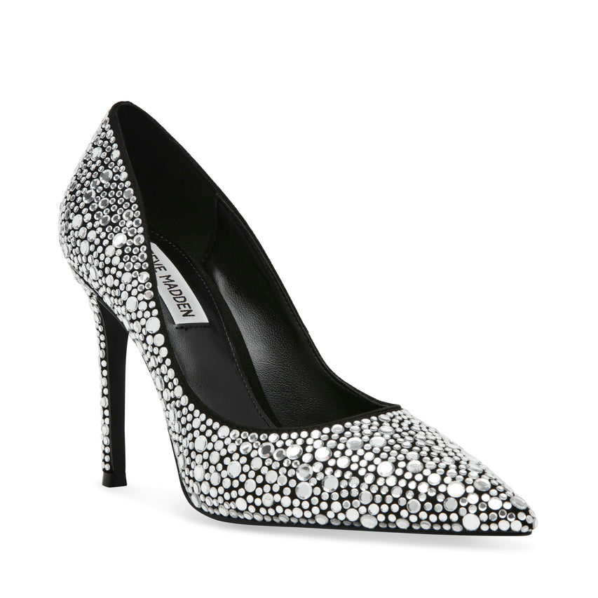 Tacones Stiletto Estrella negros