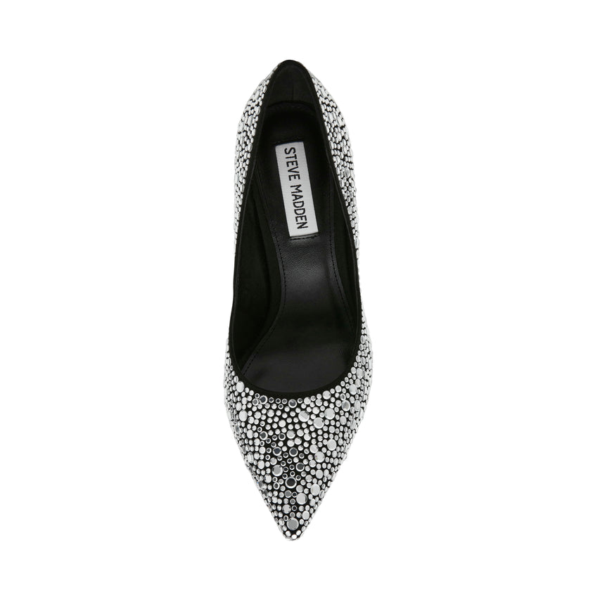 Tacones Stiletto Estrella negros