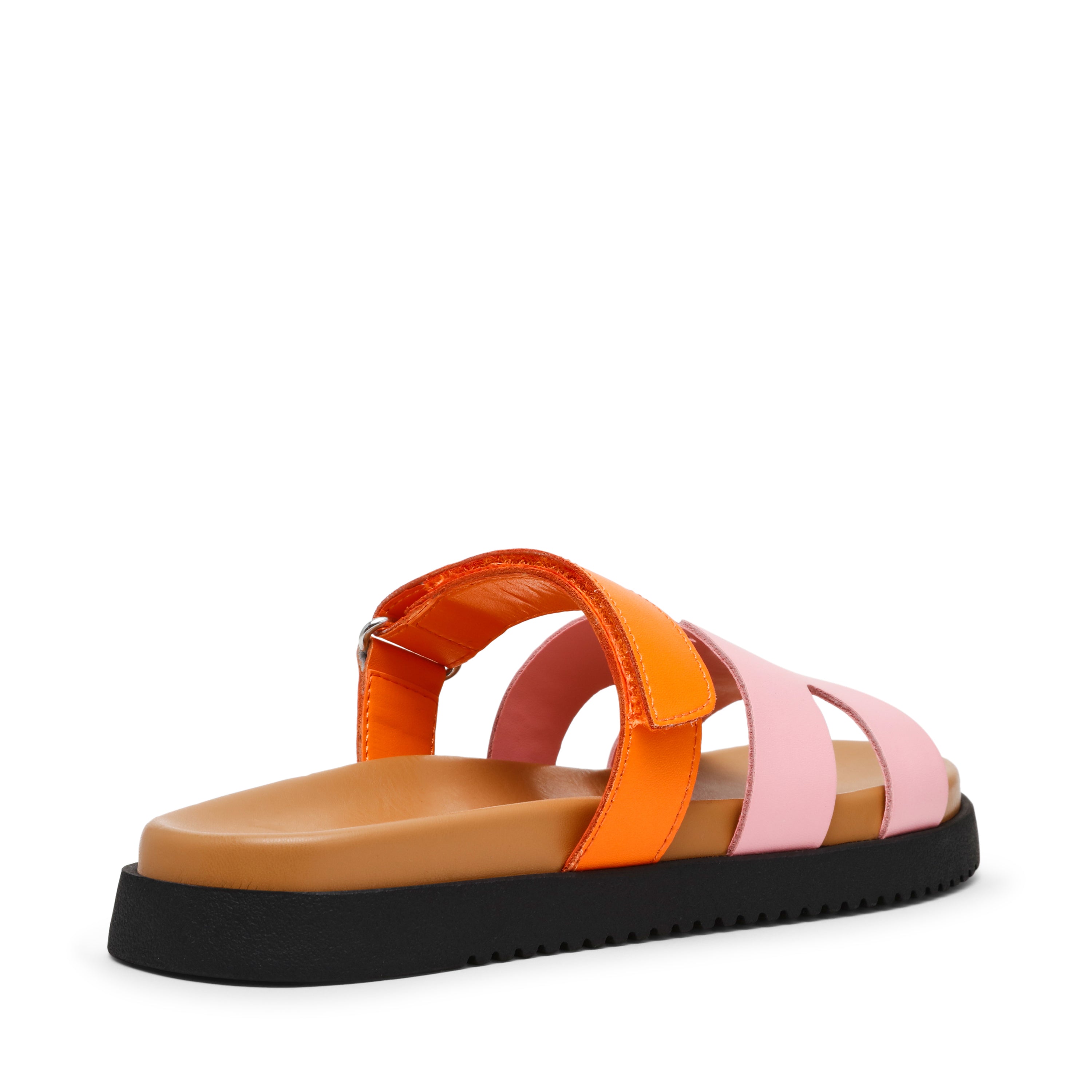 Sandalias planas Missile naranja con rosado