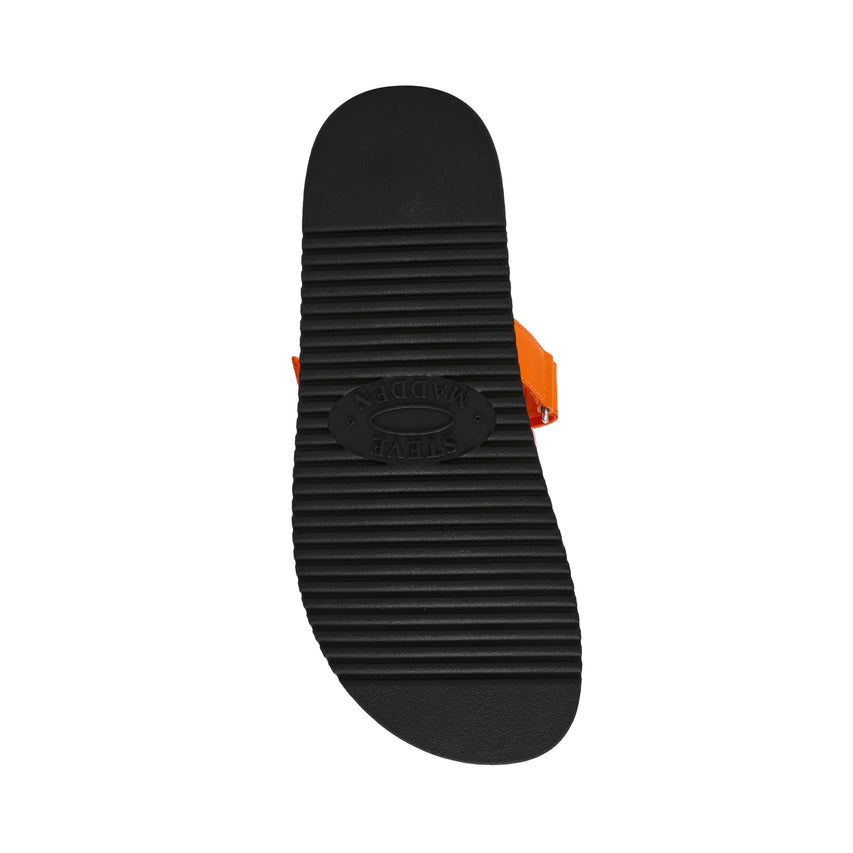 Sandalias planas Missile naranja con rosado