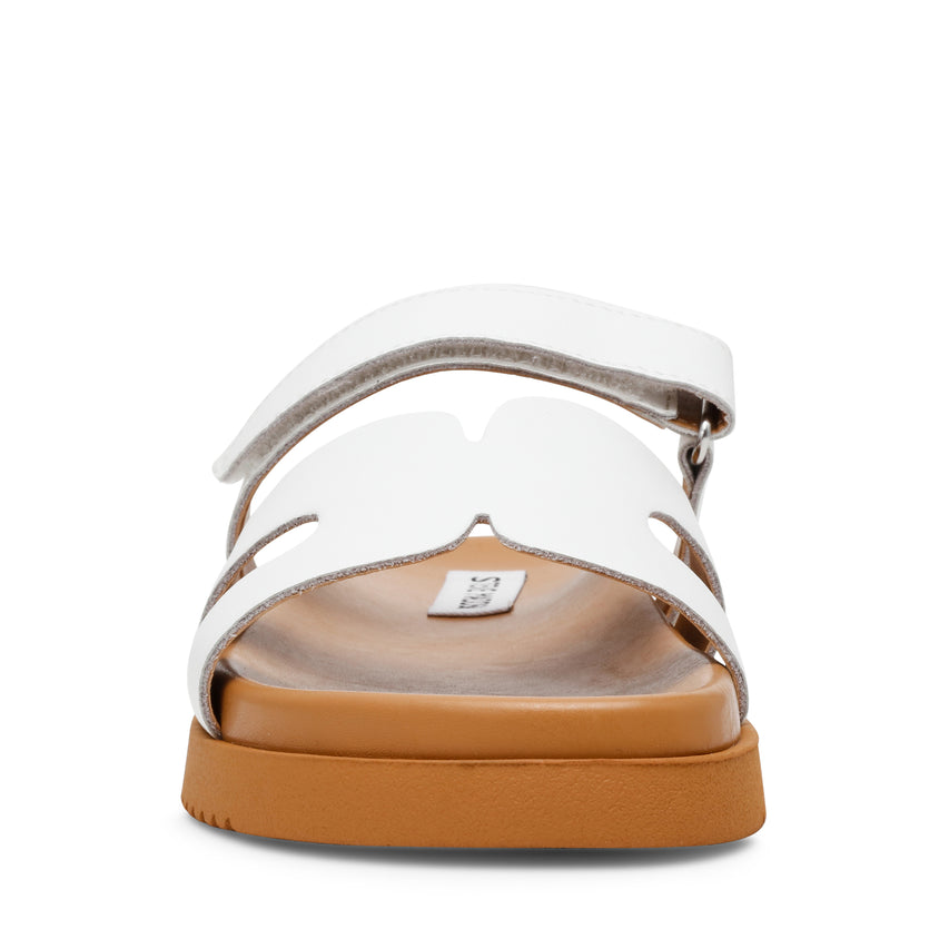 Sandalias planas Missile blancas