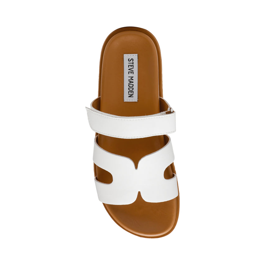 Sandalias planas Missile blancas