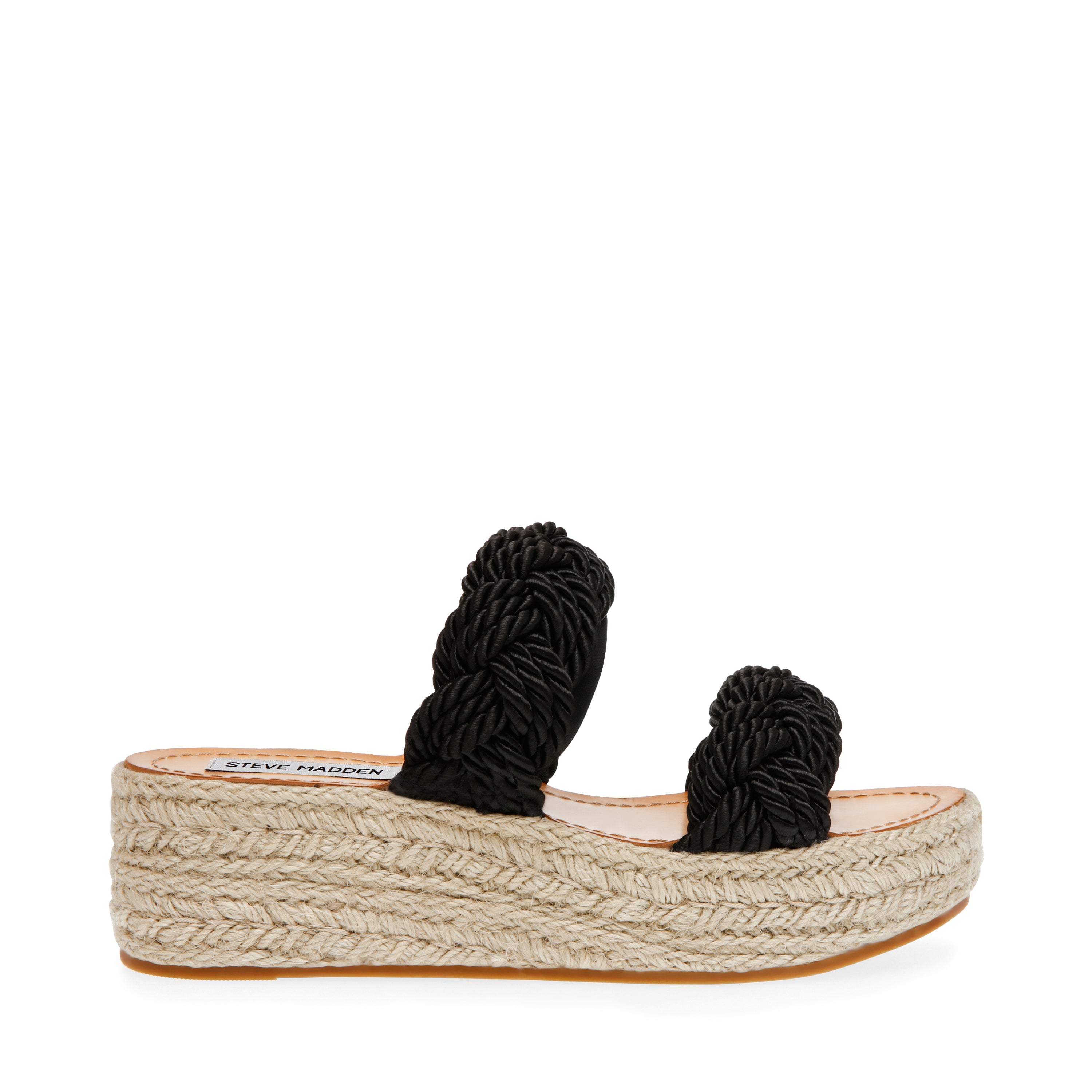 Sandalias Planas Negra Merkal Merkal Calzados Alpargata Merkal