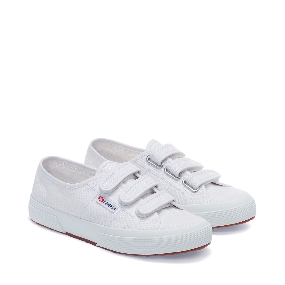 Zapatos Velcro Blancos 2750 Cot3velu Superga