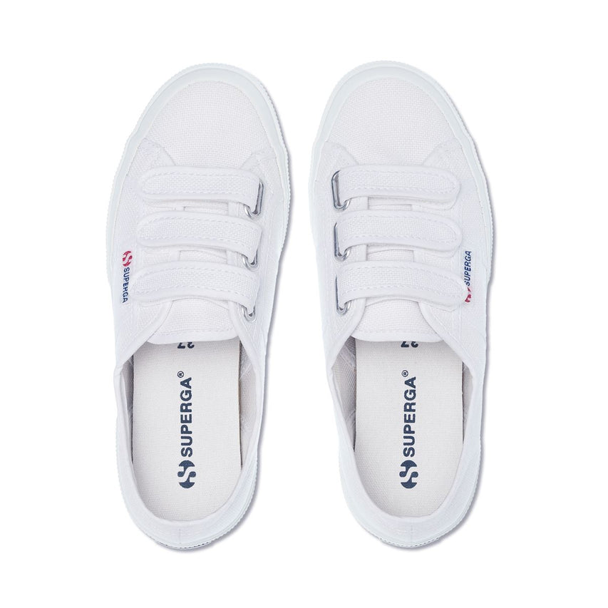 Zapatos Velcro Blancos 2750 Cot3velu Superga