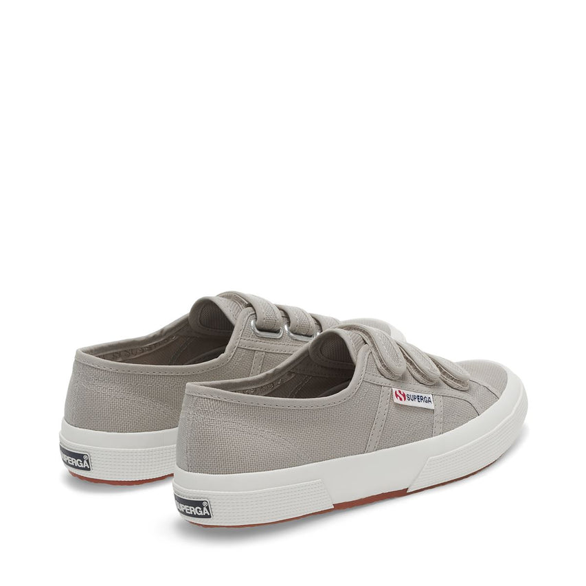 Zapatos Velcro Gris 2750-Cot3strapu Superga
