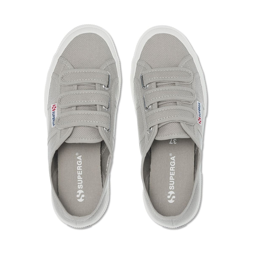 Zapatos Velcro Gris 2750-Cot3strapu Superga