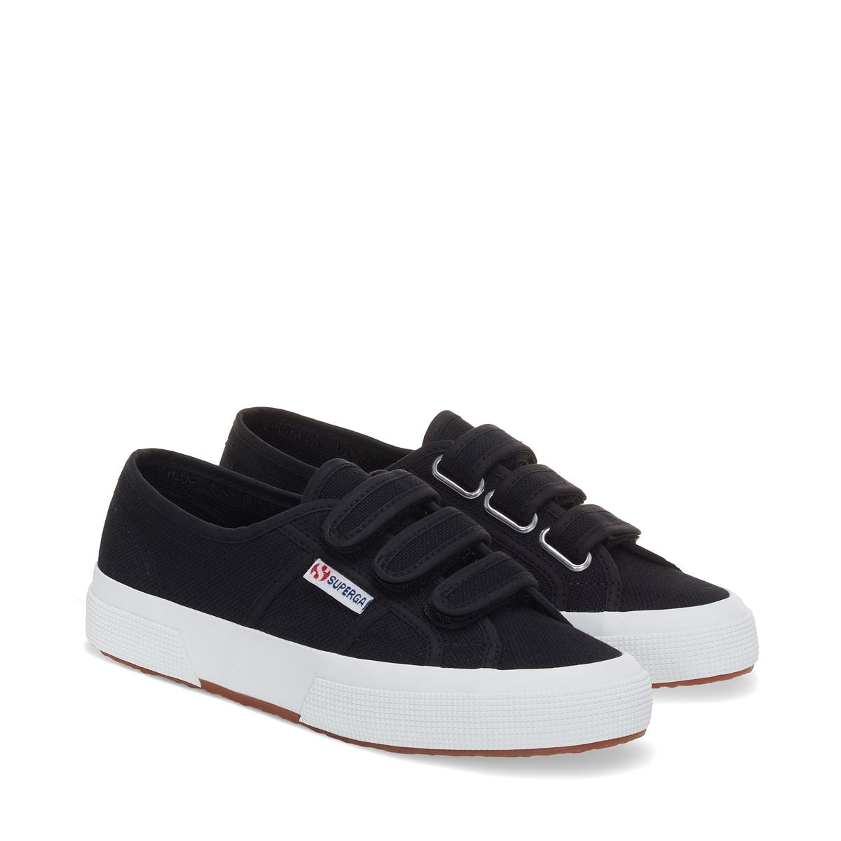 Zapatos Velcro Negros 2750 Cot3strapu Superga