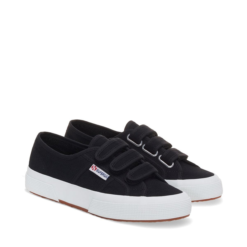 Zapatos Velcro Negros 2750 Cot3strapu Superga