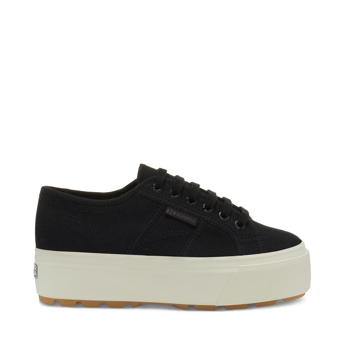 Tenis Plataforma Negros 2790 Tank Mujer Superga
