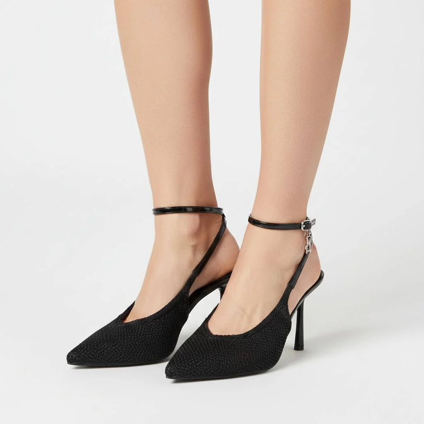 Tacones Stiletto Ascension Negros