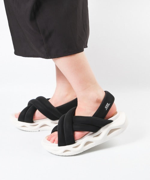 Sandalias Planas Hurdle 2 negras - view 2