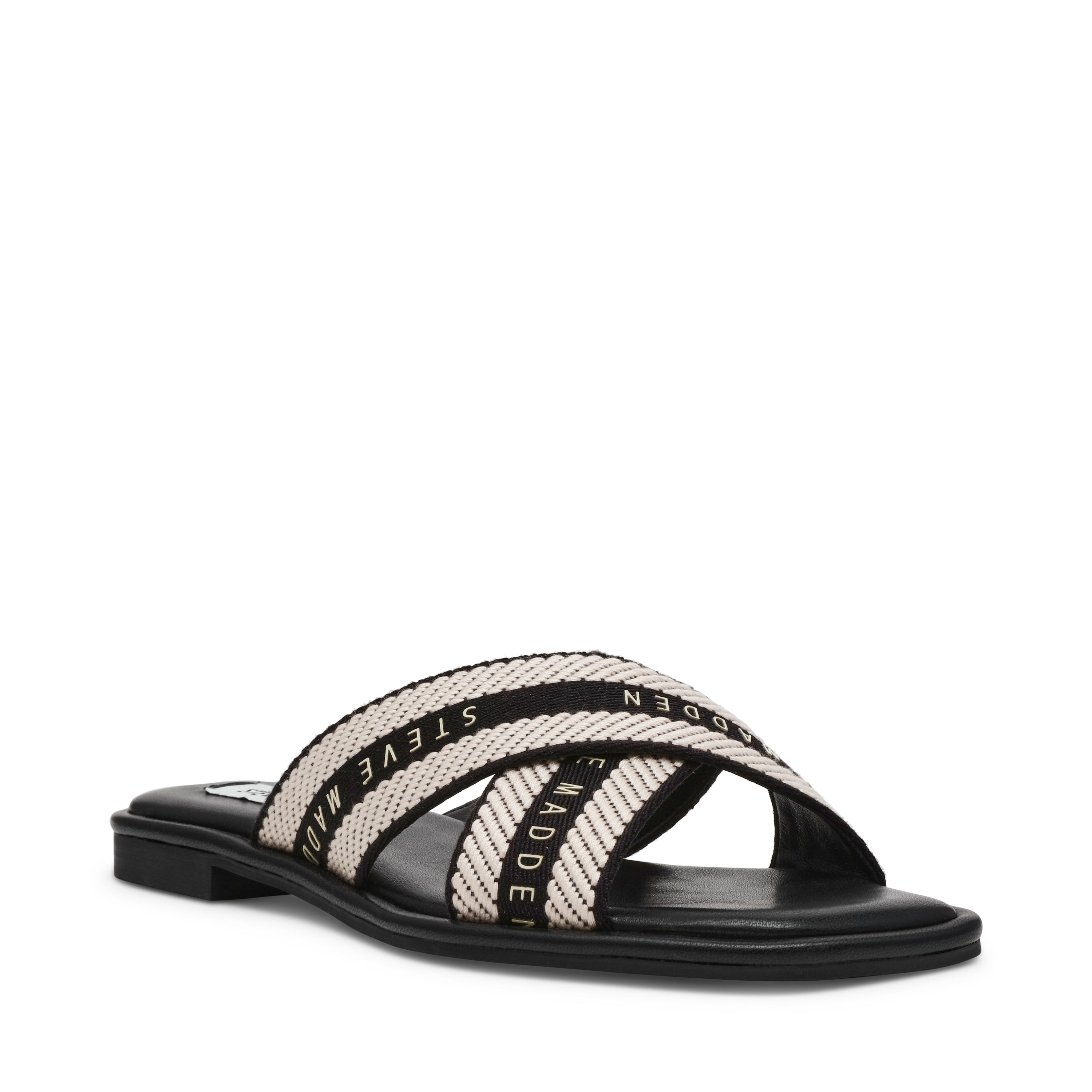 Sandalias Planas Arrows Negras