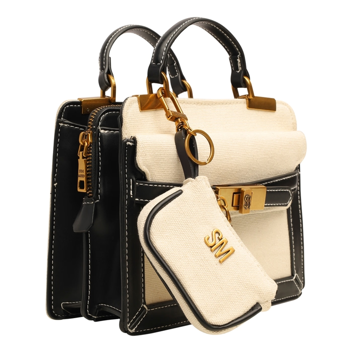 Cartera Bcoyy negro y beige - view 2