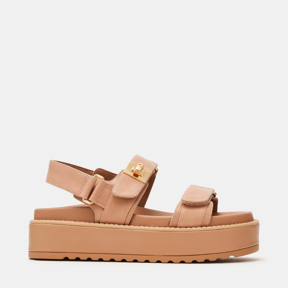 Sandalias planas Bigmona Taupe