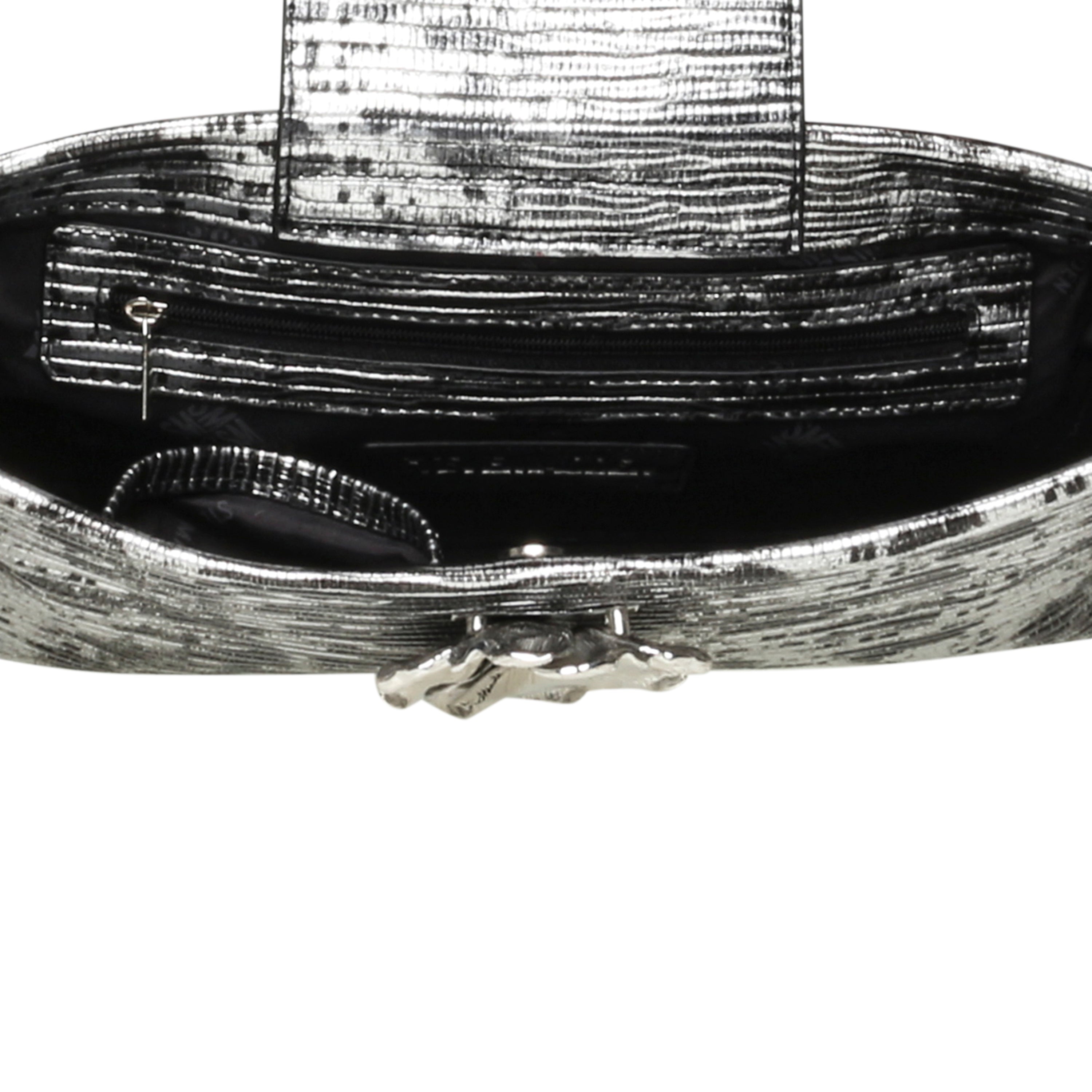 Cartera Bmondo Plateada - view 5