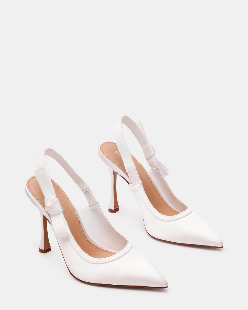 Tacones Stiletto Bri Blanco Satin - view 2