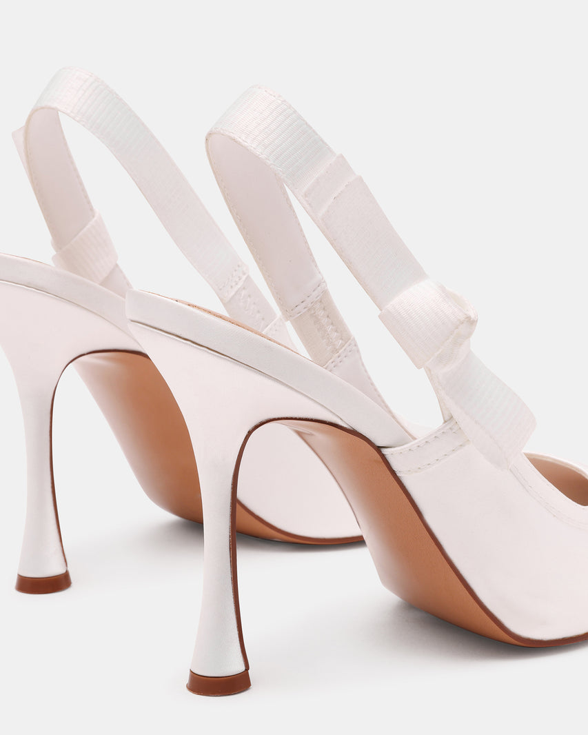 Tacones Stiletto Bri Blanco Satin - view 5