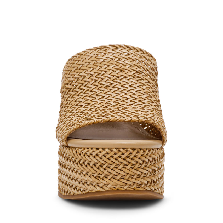 Sandalias de plataforma Cassi Natural