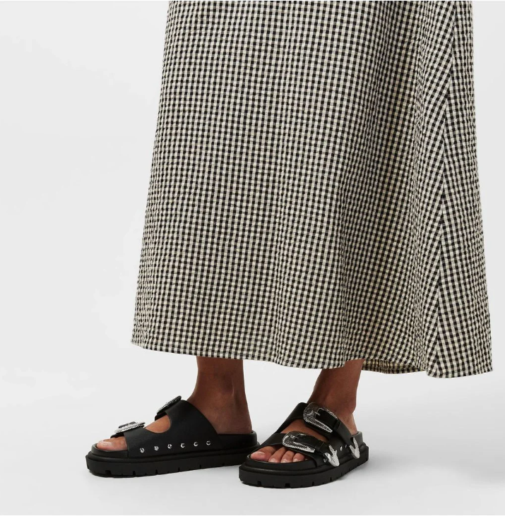 Sandalias planas Outcast negras - view 2