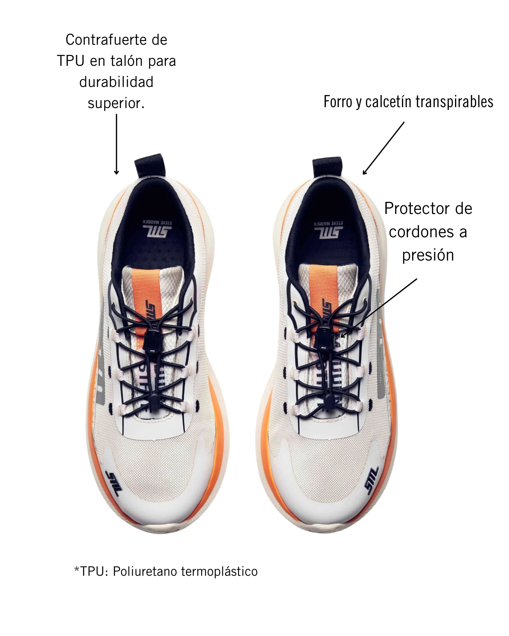 Zapatos Elevate 2 Naranjas Be