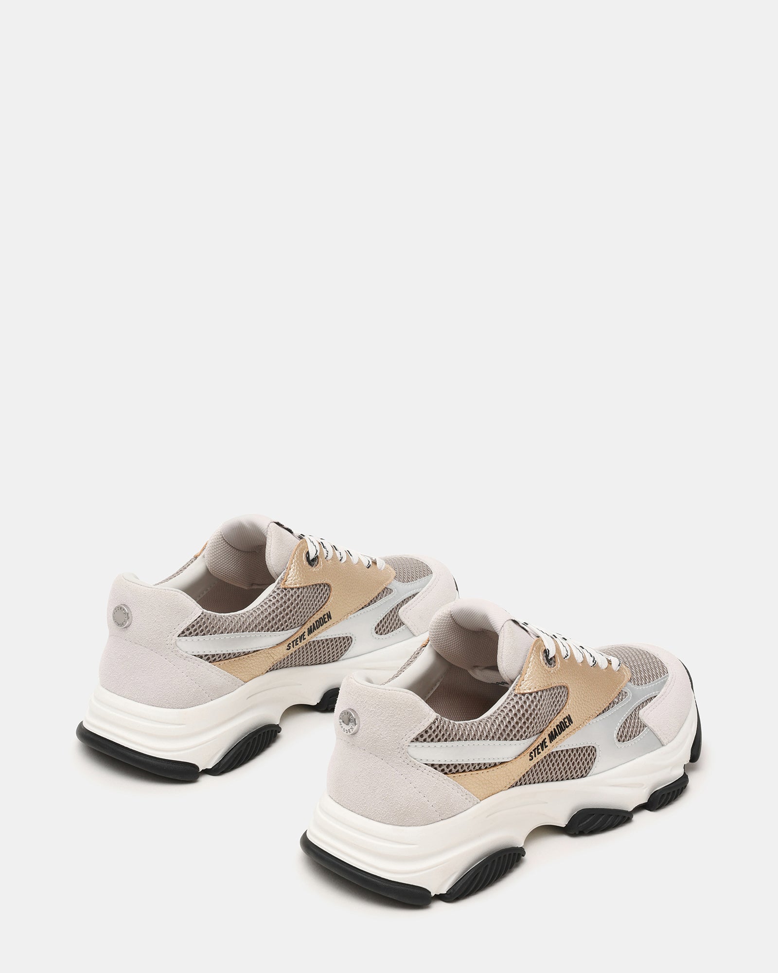 Zapatos Front Row Blanco con dorado - view 3