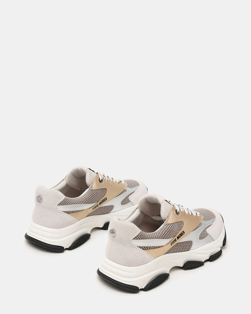 Zapatos Front Row Blanco con dorado - view 3