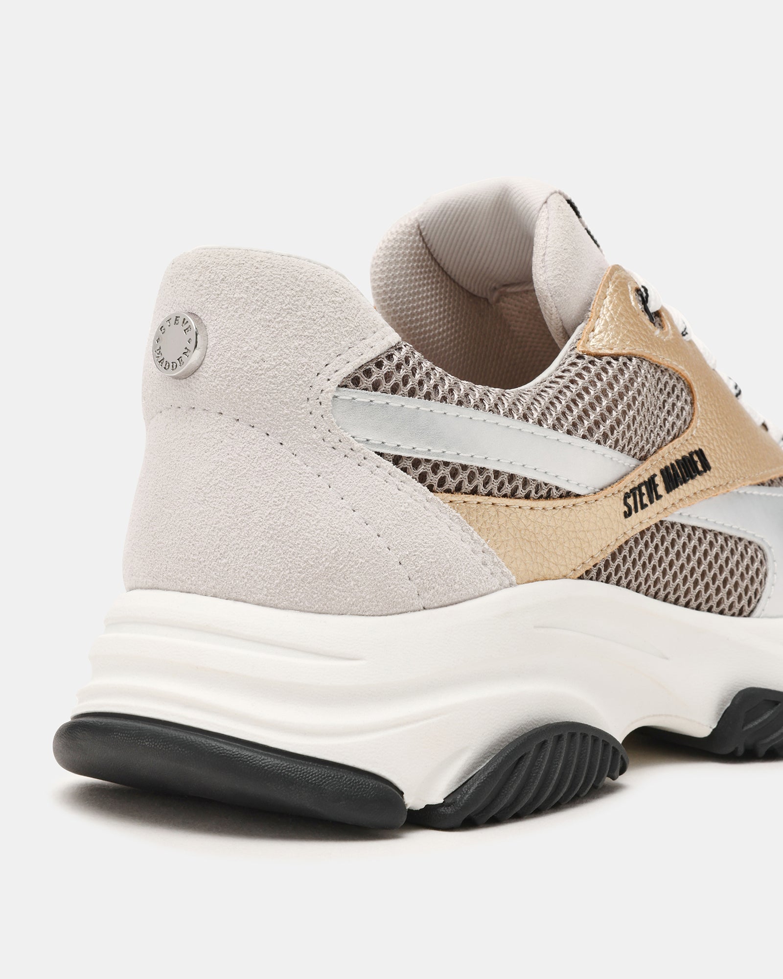 Zapatos Front Row Blanco con dorado - view 5