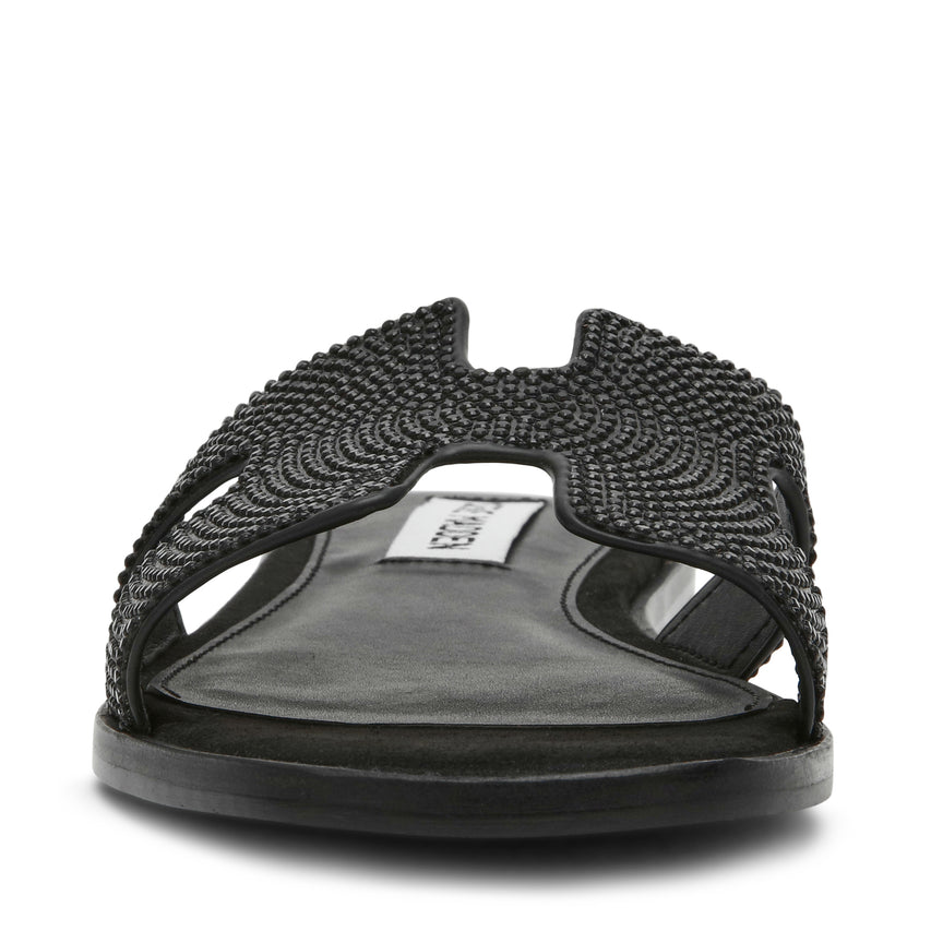 Sandalias planas Hadyn-Cnr Negras - view 4