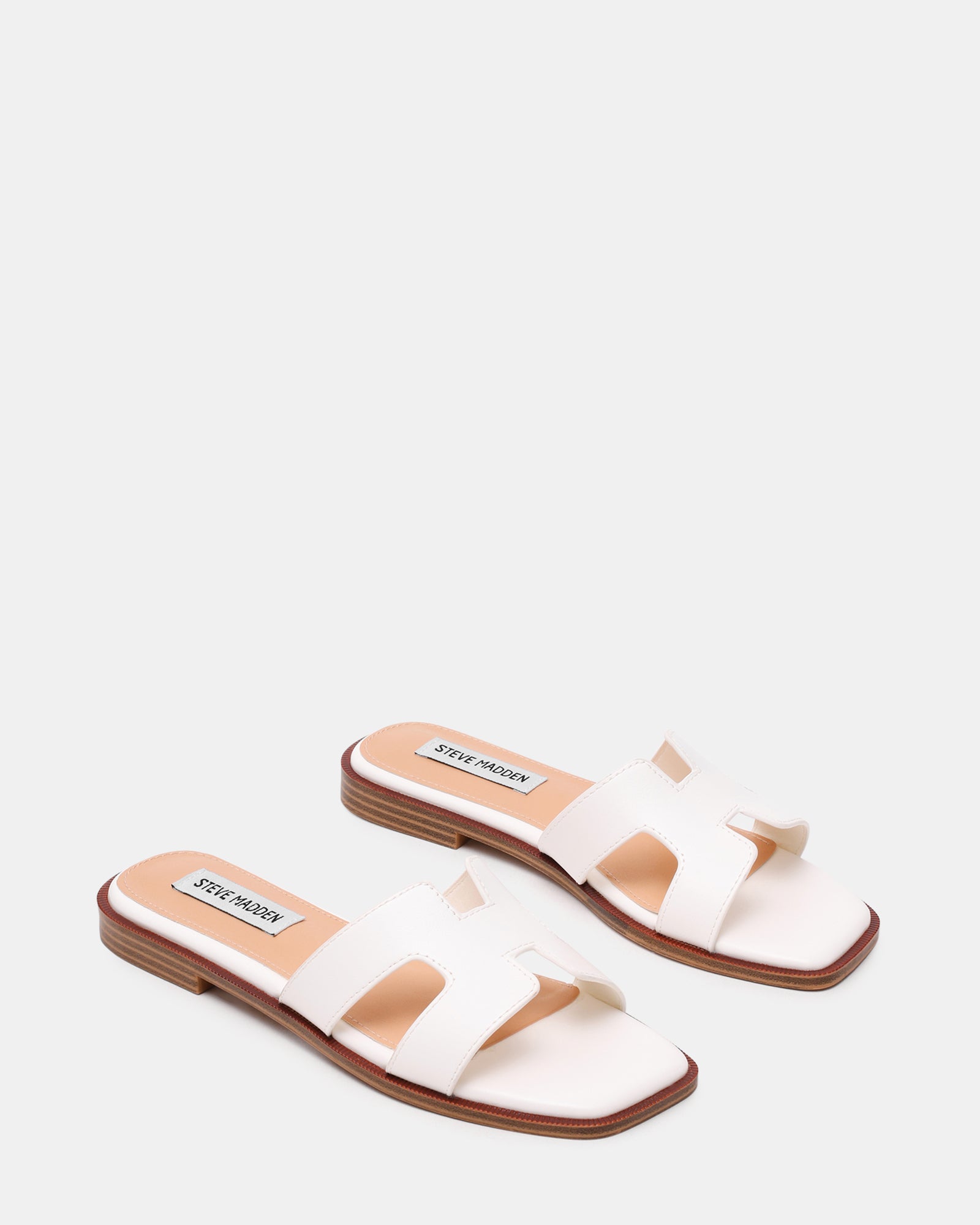 Sandalias planas Haileyy Blancas