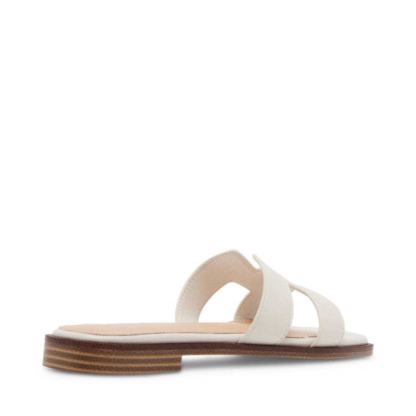 Sandalias planas Haileyy Blancas - view 3