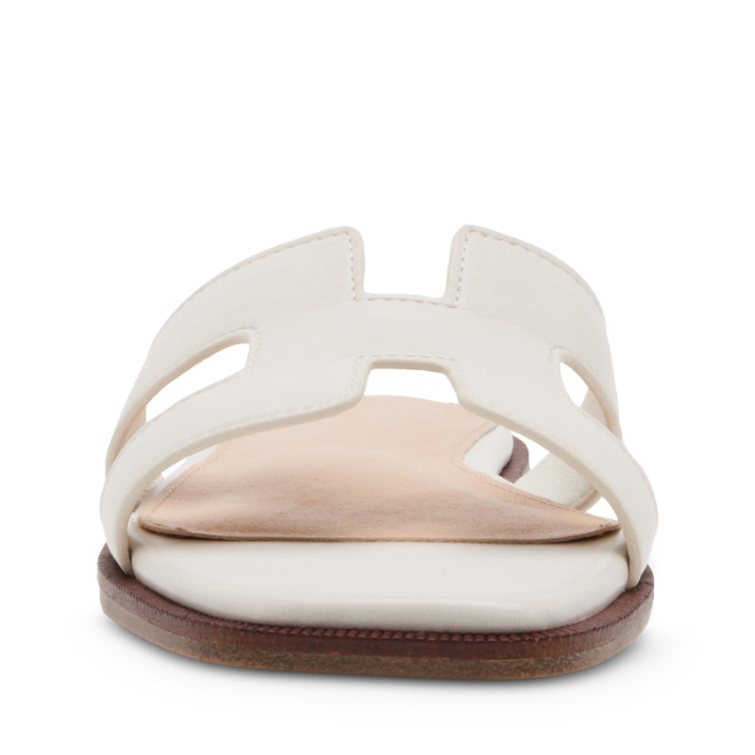 Sandalias planas Haileyy Blancas - view 4