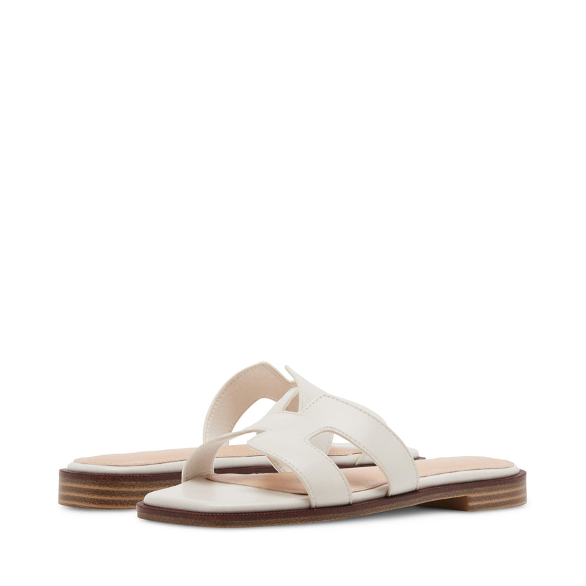 Sandalias planas Haileyy Blancas - view 8