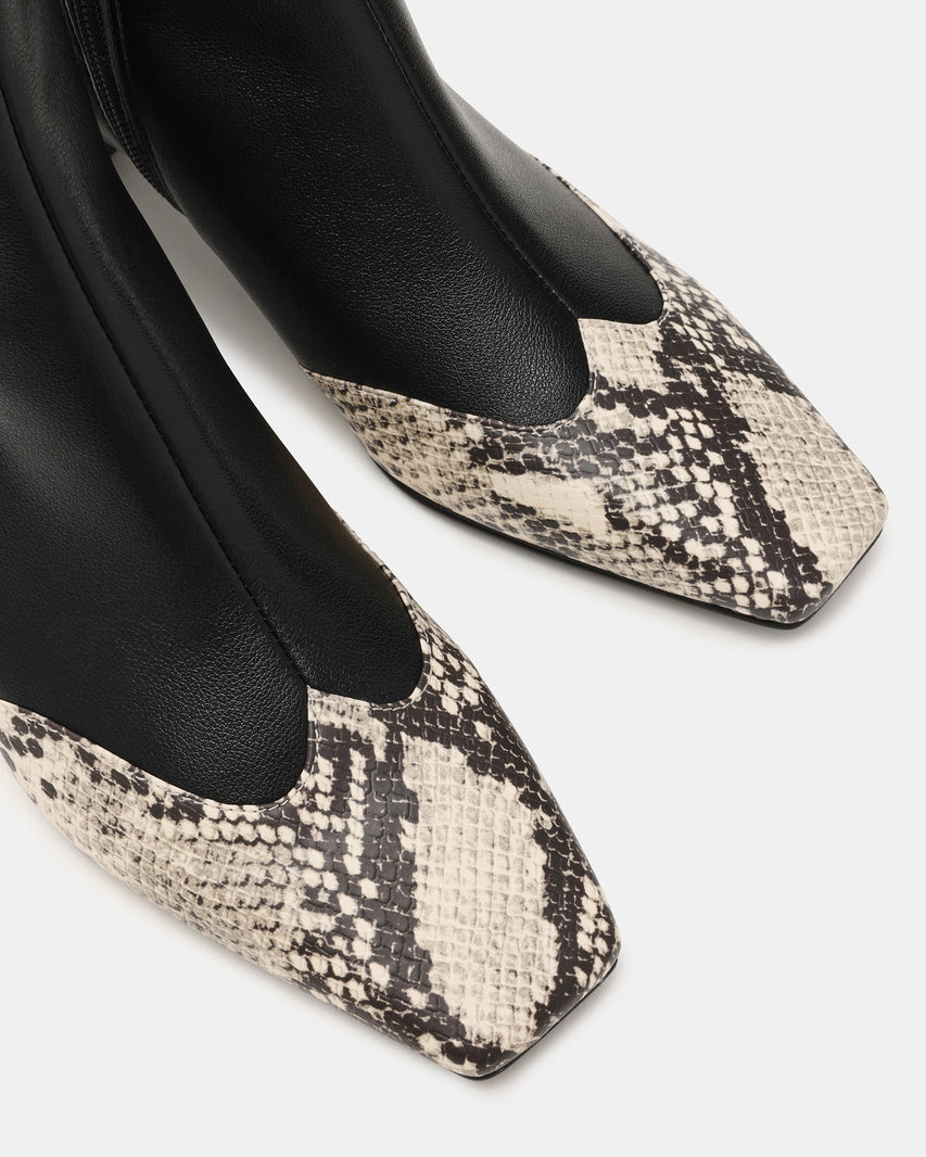 Botines Jeter Negros y animal print - view 6