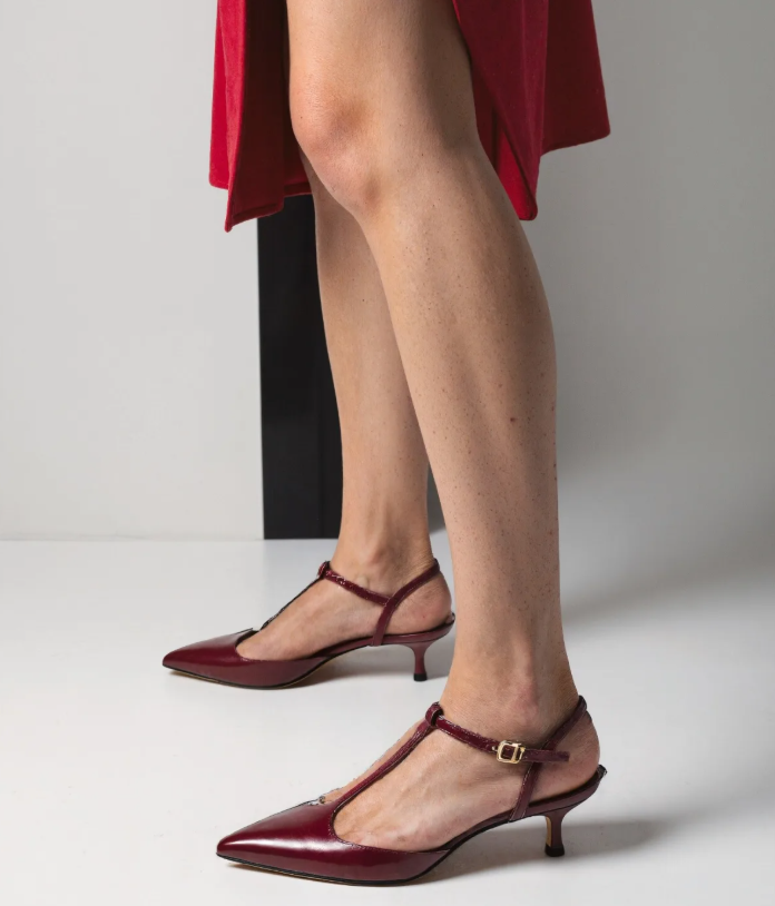 Tacones Stiletto Killer Vinotinto