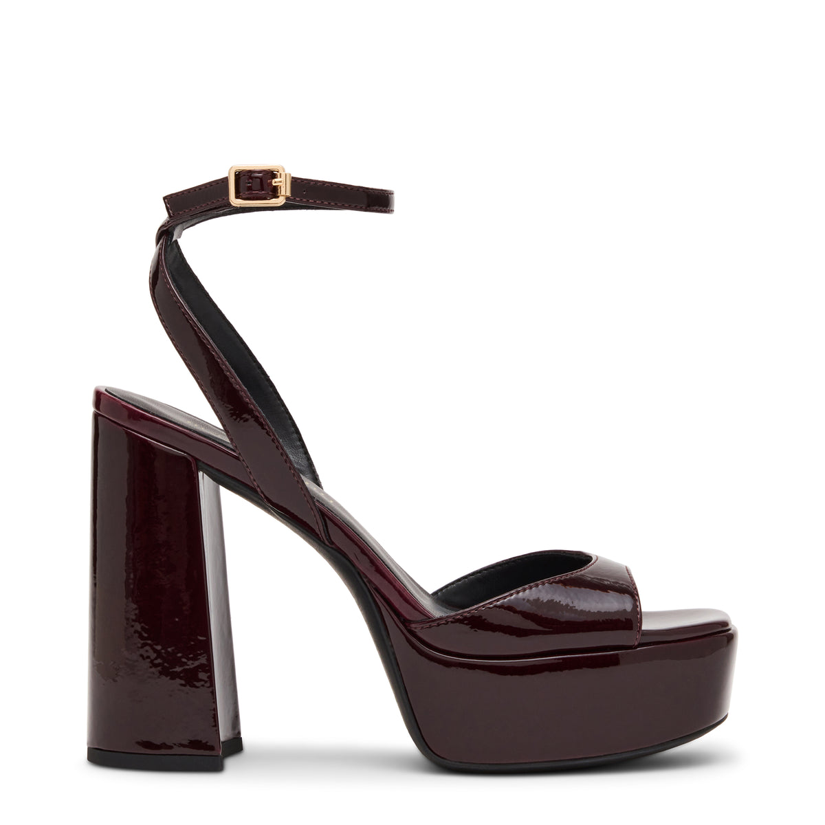 Sandalias de tacón Kisss Vinotinto