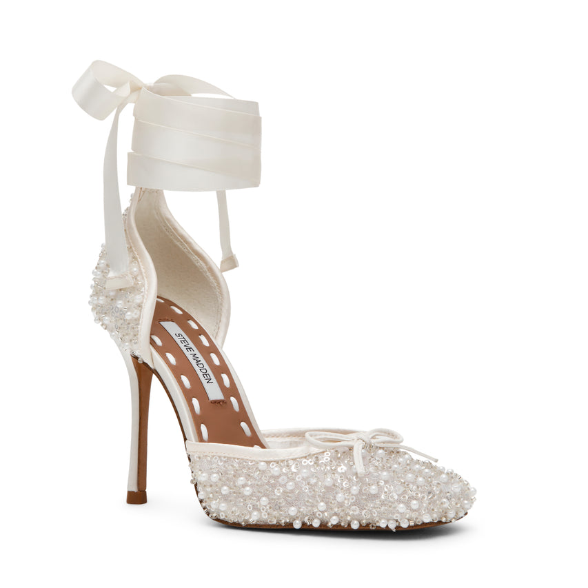Tacones Larina-Seq Blancos con perlas - view 2
