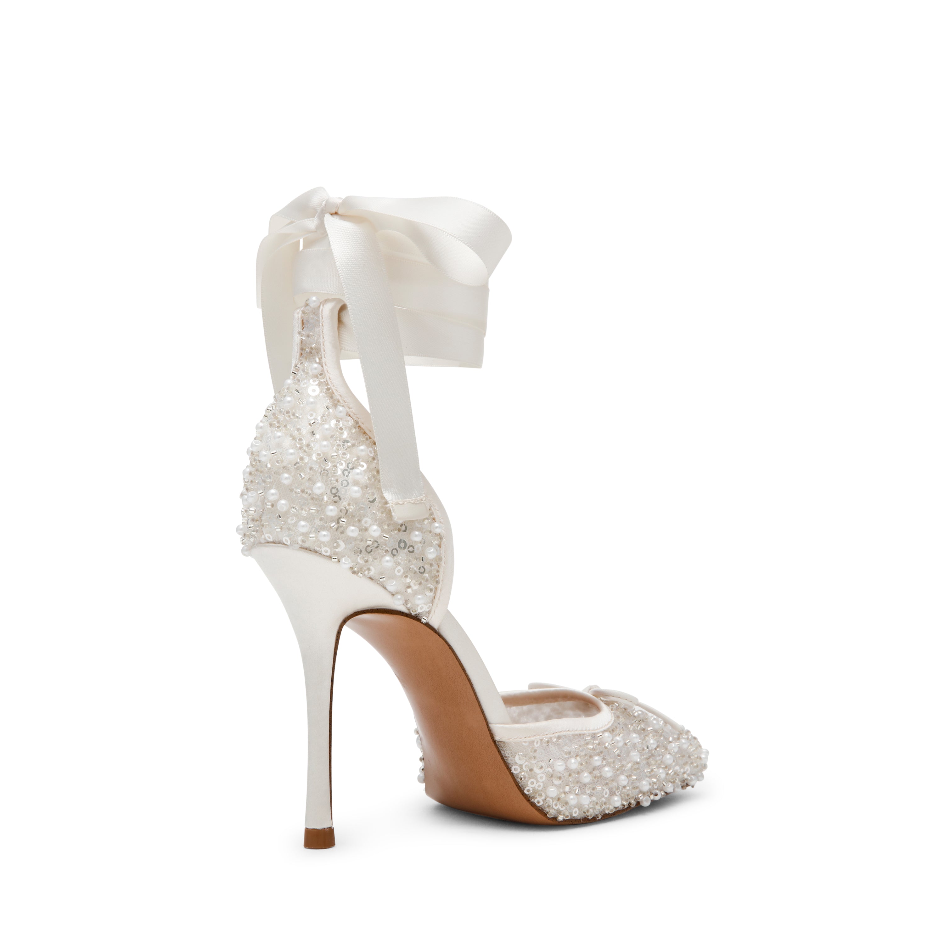 Tacones Larina-Seq Blancos con perlas - view 3