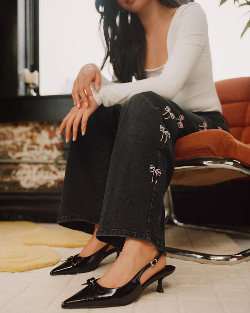 Tacones Stiletto Vogue negros
