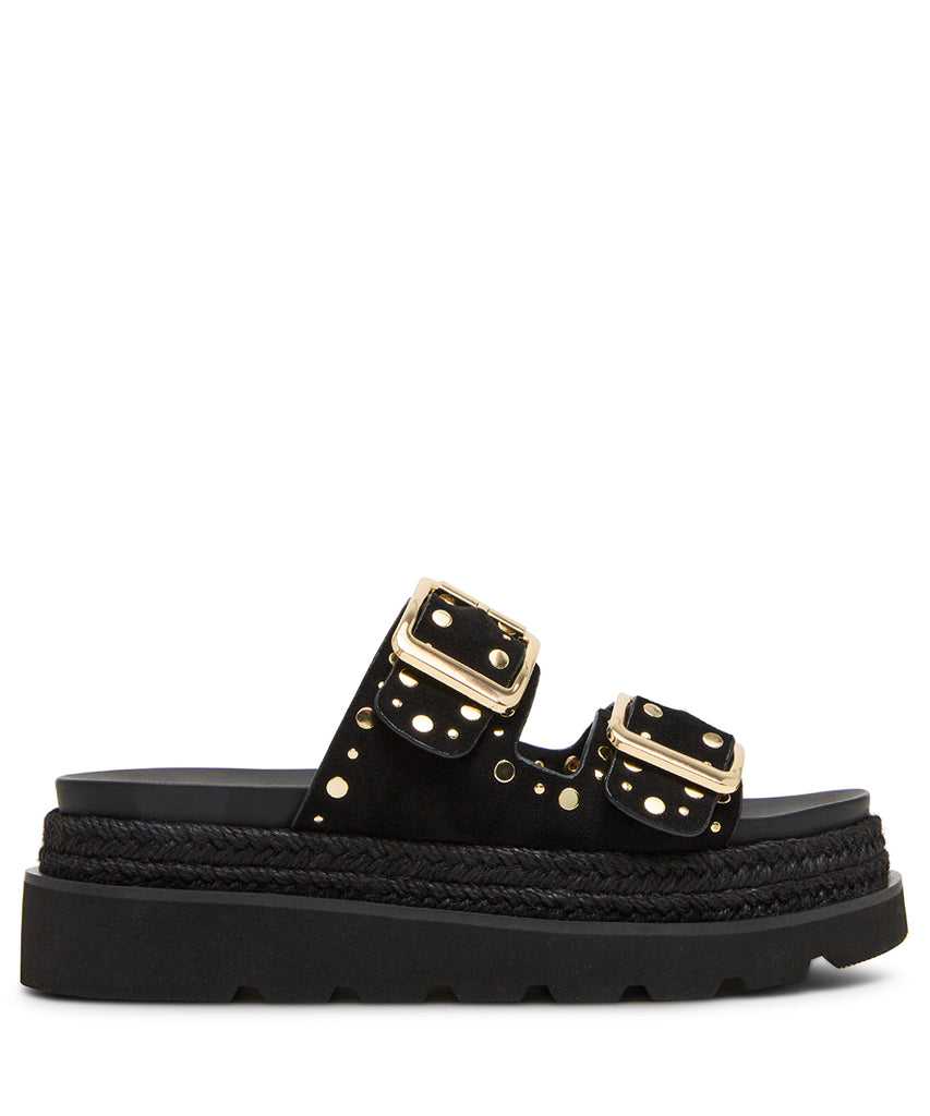 Sandalias planas Mythical-S Negras
