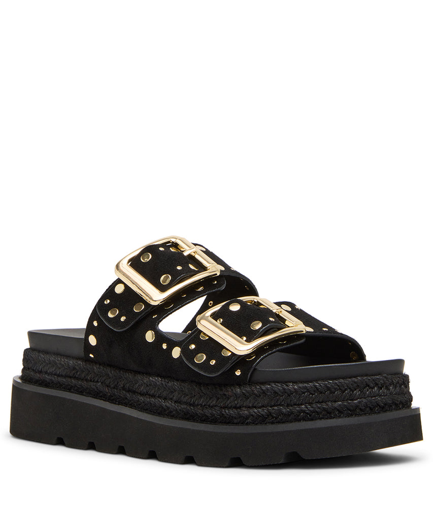 Sandalias planas Mythical-S Negras - view 2