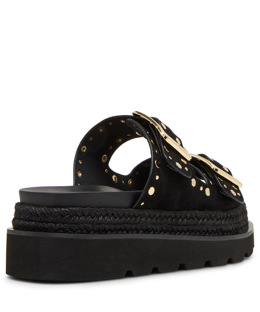 Sandalias planas Mythical-S Negras - view 3