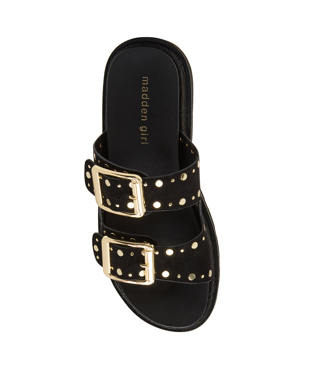 Sandalias planas Mythical-S Negras - view 6