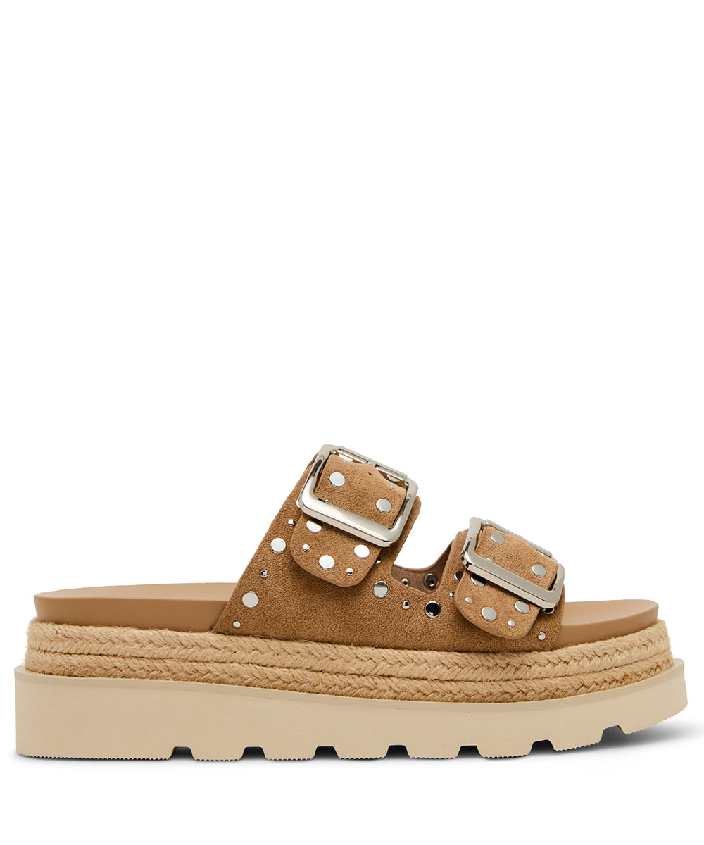 Sandalias planas Mythical-S Beige
