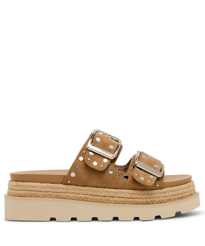 Sandalias planas Mythical-S Beige