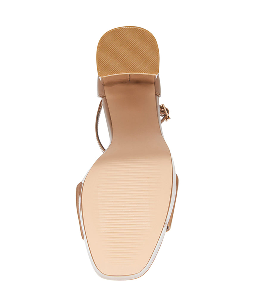 Sandalias de tacón Omega Beige