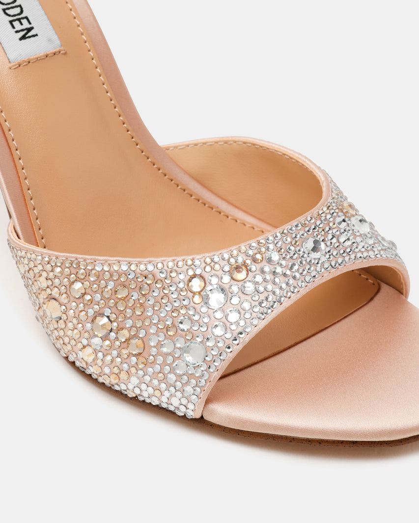 Sandalias de tacón Raquelle Beige Brillantes - view 8