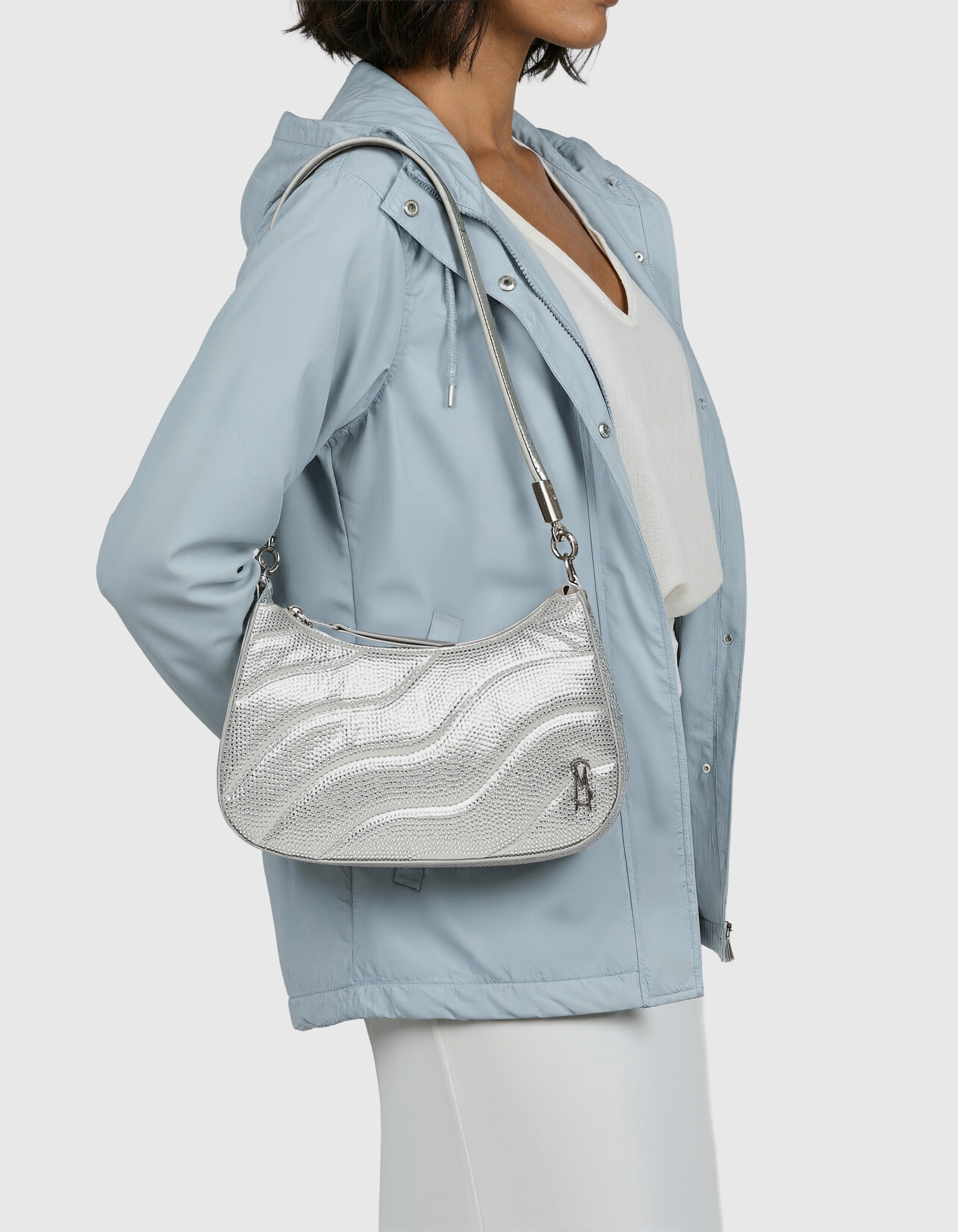 Cartera Bazura-S Plateada - view 2