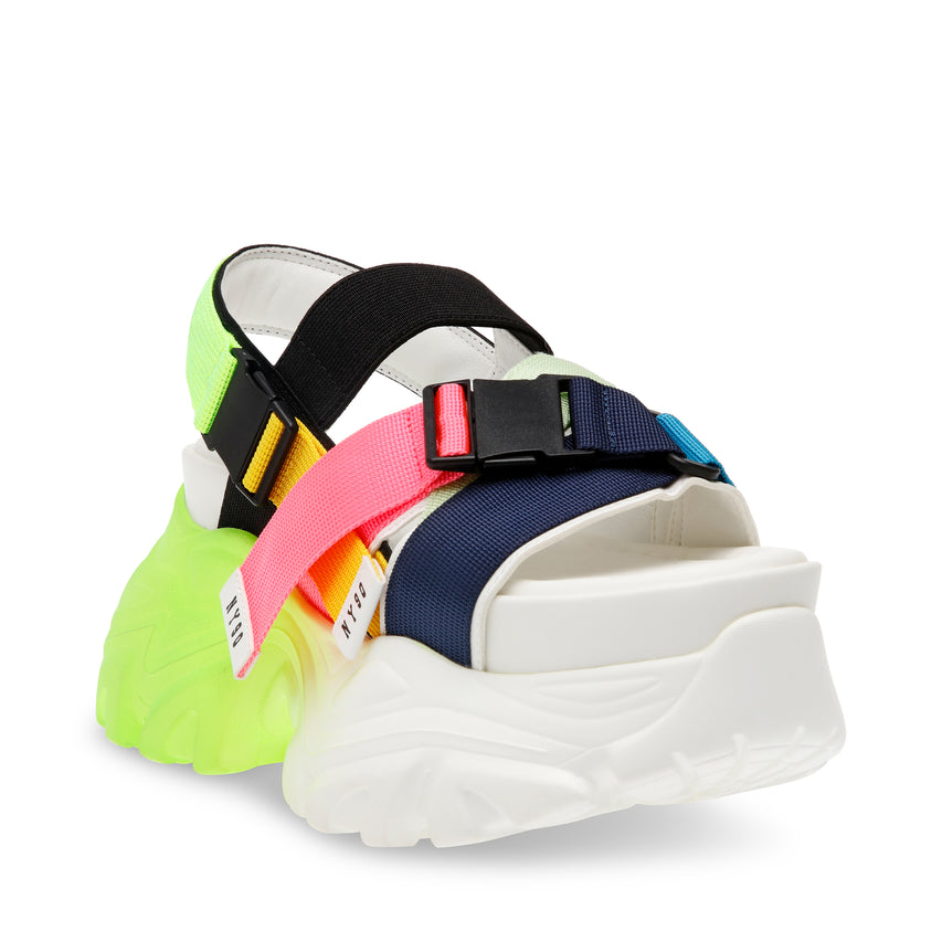 Sandalias De Plataforma Voltz Multicolor